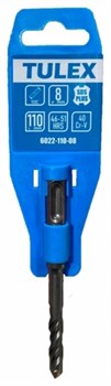 Бур по бетону TULEX 6022-210-12, 2 резца YG8C, 40 Cr-V, 46-51 HRS, хвостовик SDS-Plus, 210*12мм