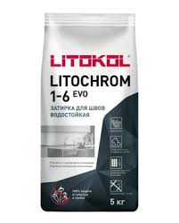 Затирка цементная Litochrom 1-6 Evo LE 110 Стальной серый, пакет 2 кг (Litokol)