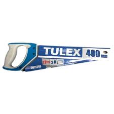Ножовка по дереву "TULEX" 5011240, 2-комп. пластиковая ручка, 3D-заточка, закаленный зуб, 11 TPI,400