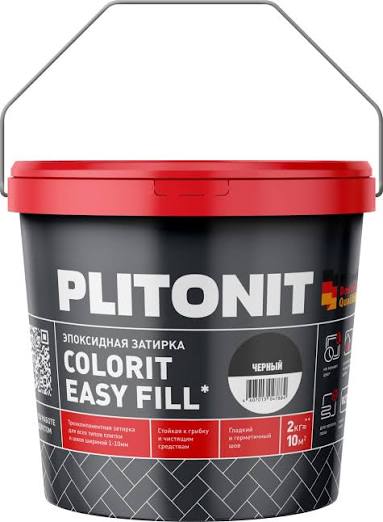 Эпоксидная затирка и клей PLITONIT Colorit EasyFill песочно-серый, 1 кг