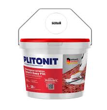 Эпоксидная затирка и клей PLITONIT Colorit EasyFill белый, комплект 2 кг