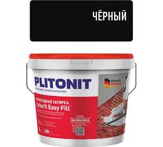 Эпоксидная затирка и клей PLITONIT Colorit EasyFill черный, комплект 2 кг